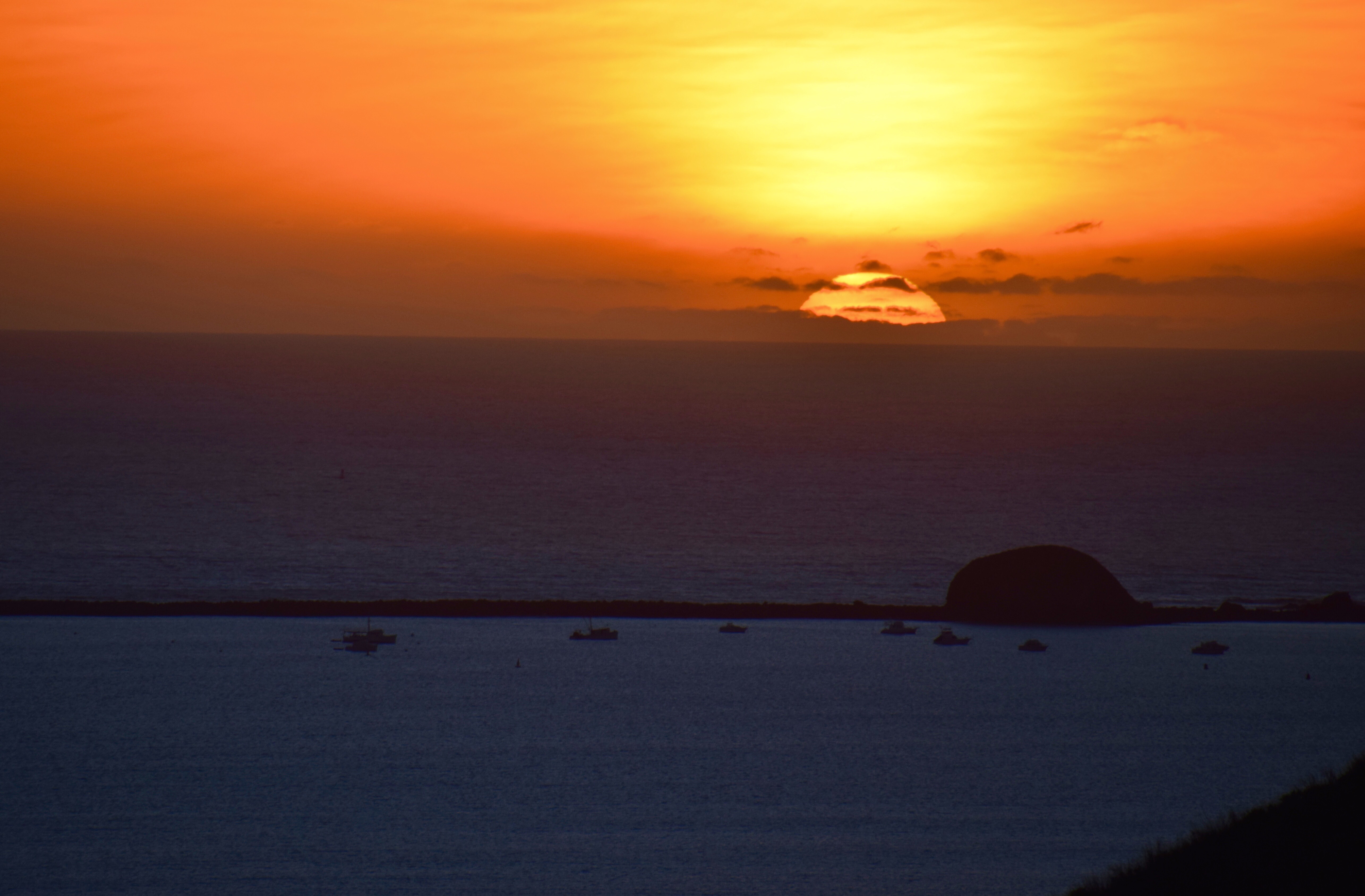 sunset in Avila Beach