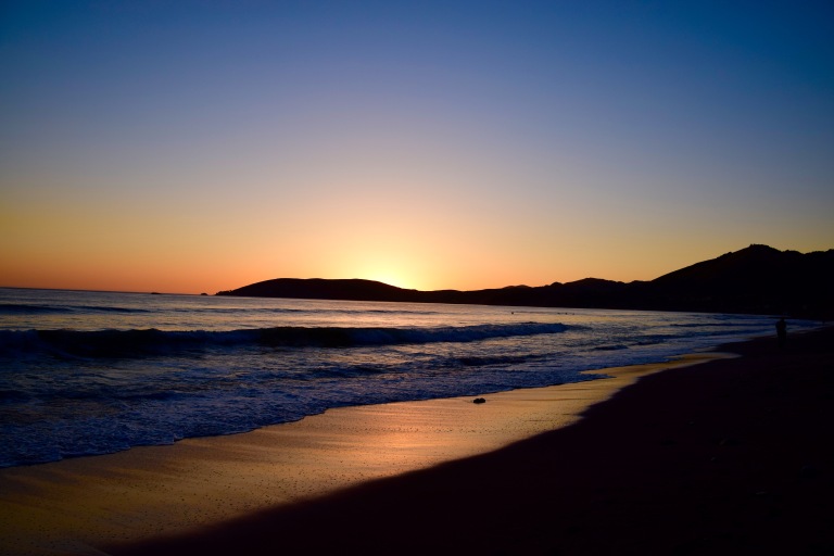 Sunset in Shell Beach