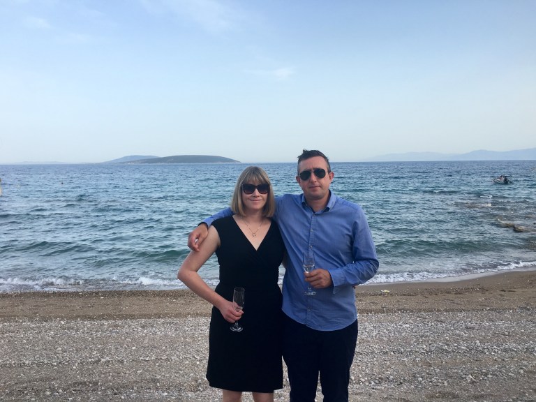 Shannon and Stephen Montague Greek Wedding 2016