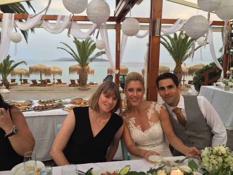 Me, Kelly, and Simon at the beautiful venue of Triton II