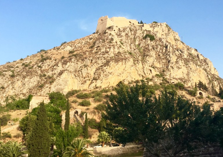 View of Paladini castle from the bottom